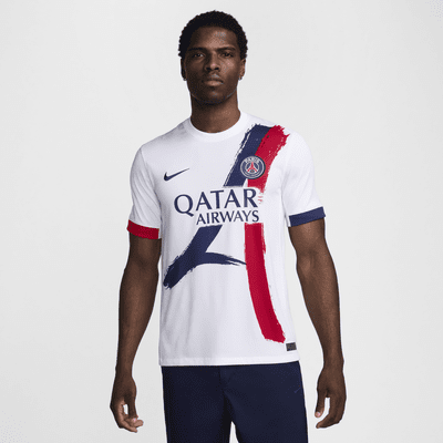 パリ サンジェルマン (PSG) 2024/25 スタジアム アウェイ メンズ ナイキ Dri-FIT サッカー レプリカ ユニフォーム